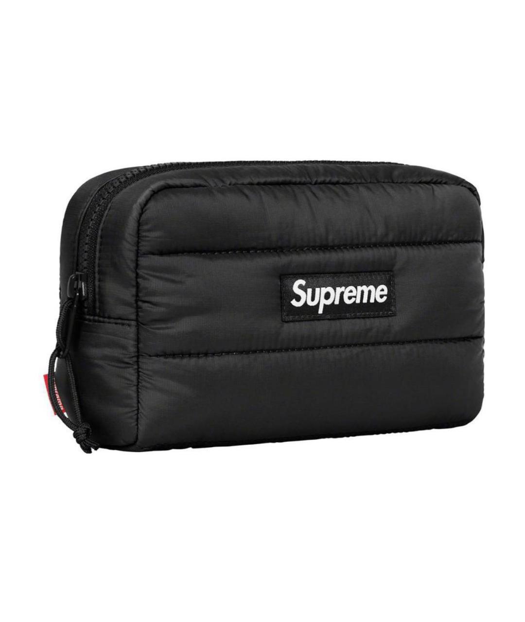 SUPREME Черная дорожная/спортивная сумка, фото 1