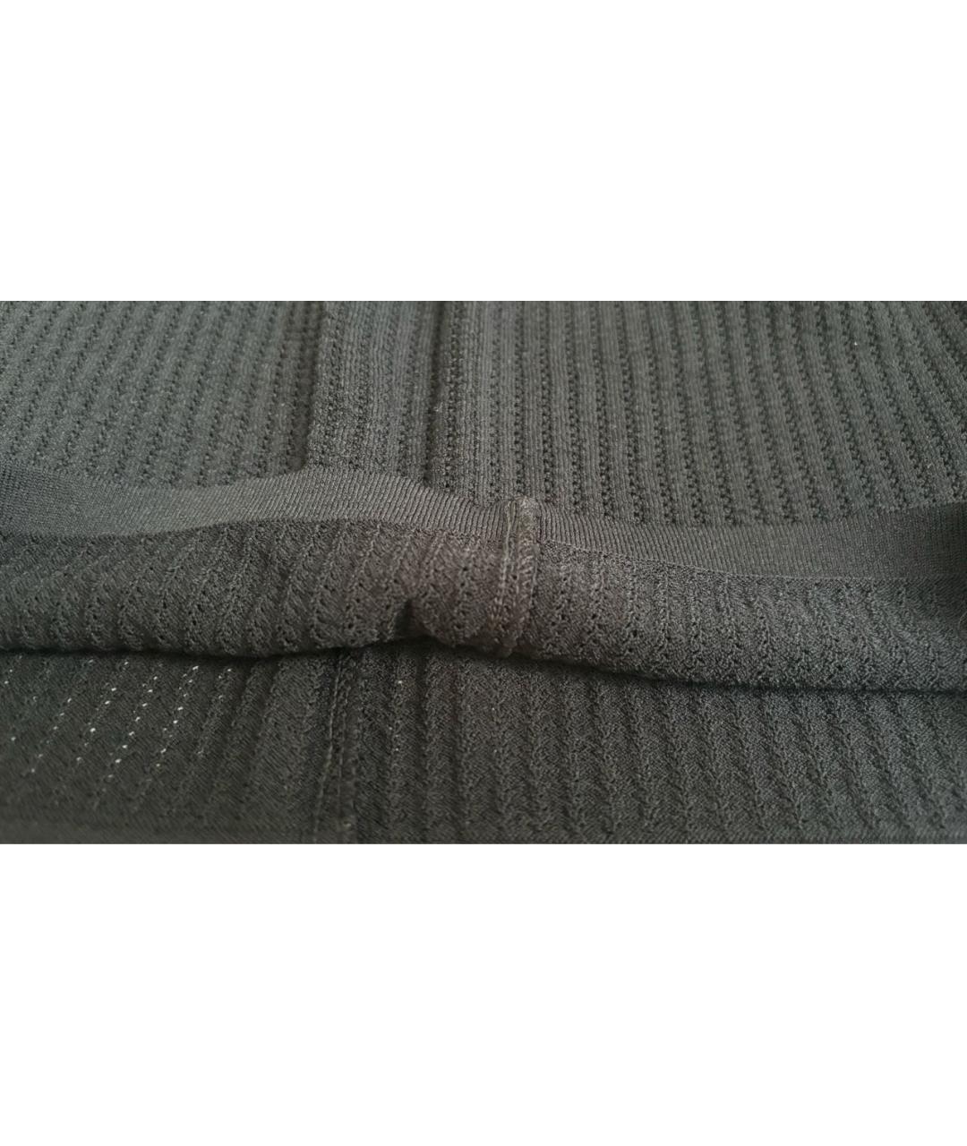 MOEVA Черная вискозная юбка мини, фото 8