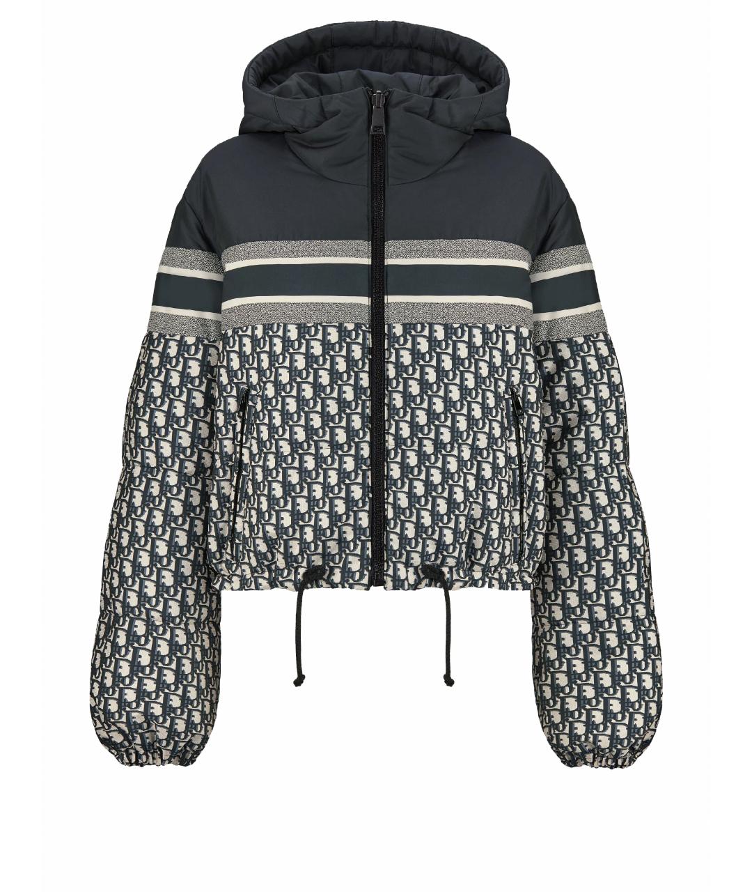 CHRISTIAN DIOR Серый полиэстеровый пуховик, фото 1