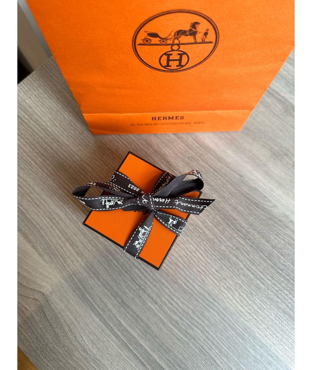 HERMES Серебряное серебряное кольцо, фото 3