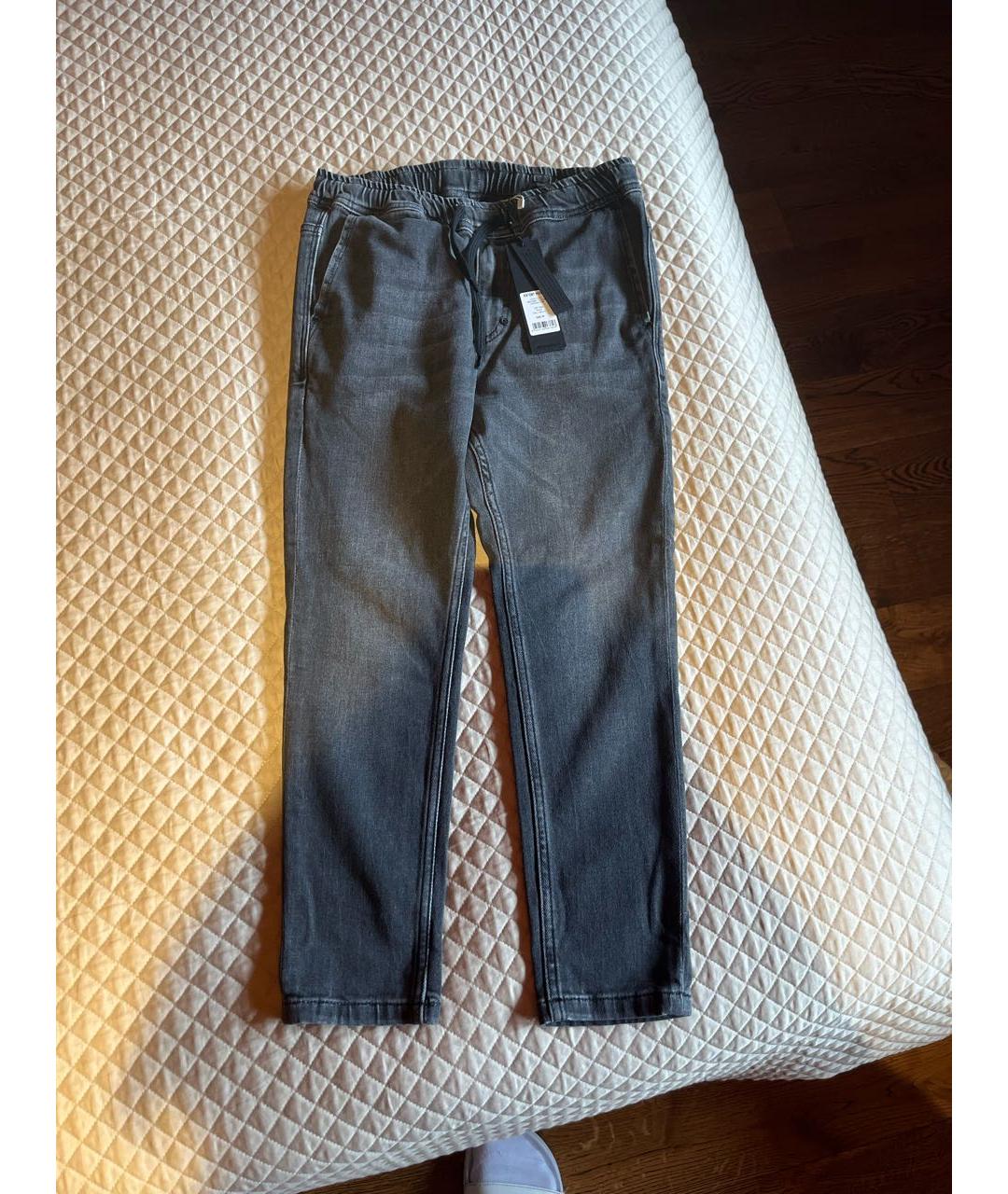 ANTONY MORATO Антрацитовые хлопковые детские джинсы, фото 5