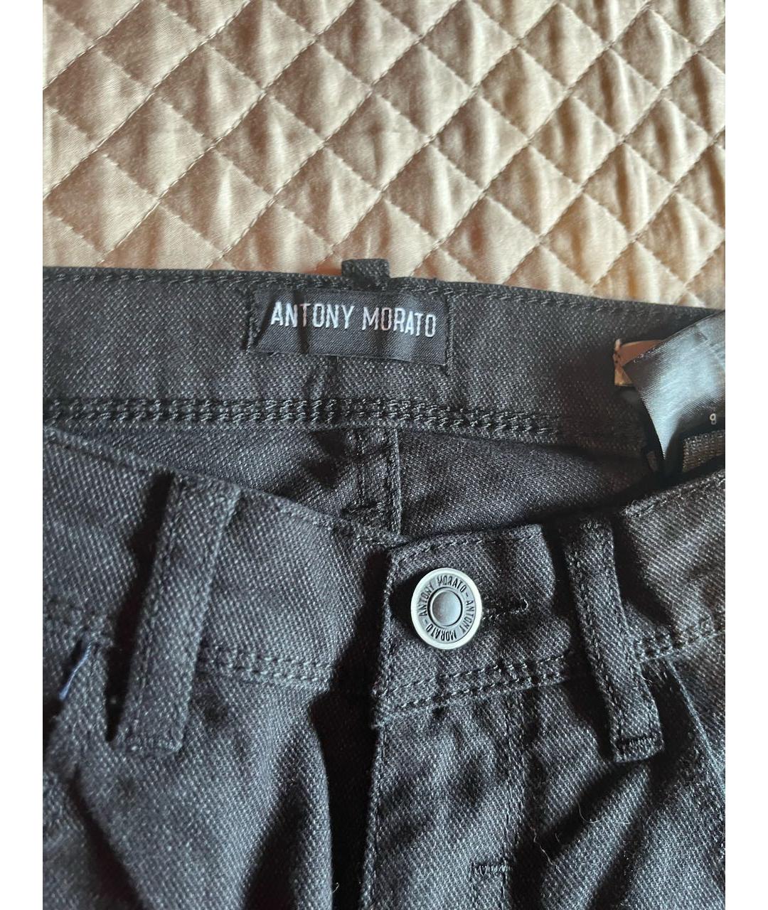 ANTONY MORATO Черные хлопковые детские джинсы, фото 4