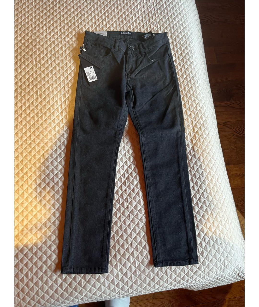 ANTONY MORATO Черные хлопковые детские джинсы, фото 5