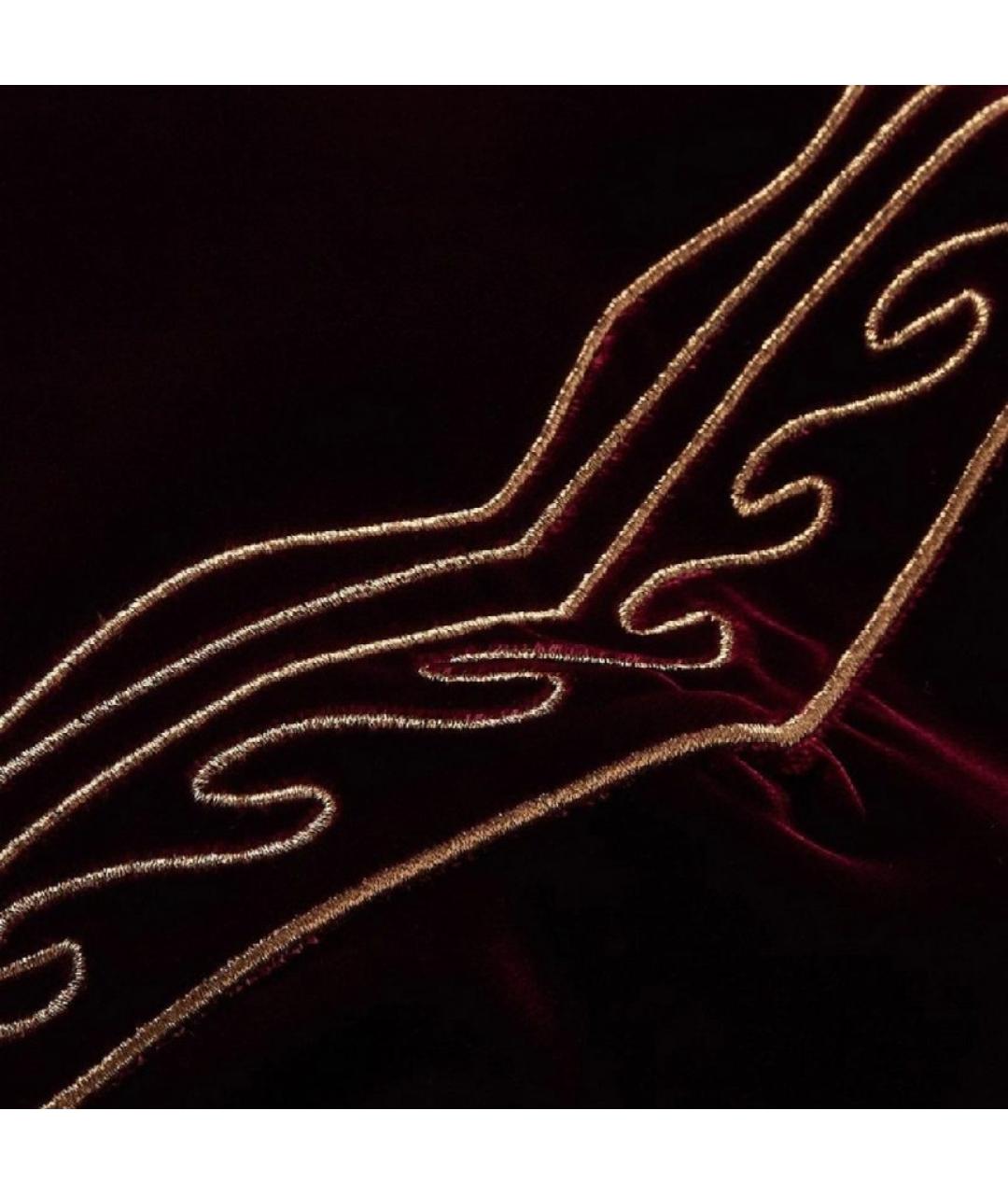 SAINT LAURENT Бордовая кэжуал рубашка, фото 4