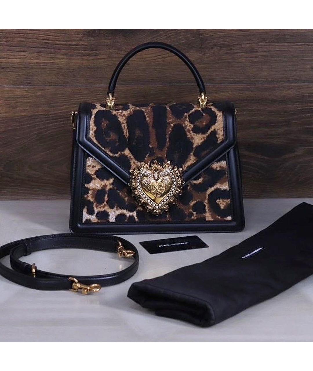 DOLCE&GABBANA Мульти кожаная сумка тоут, фото 5