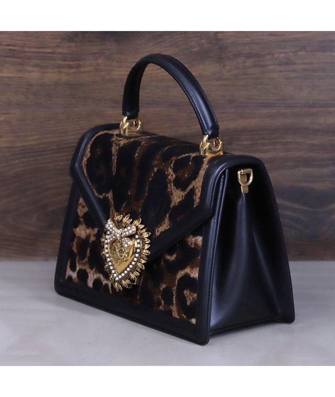 DOLCE&GABBANA Мульти кожаная сумка тоут, фото 2