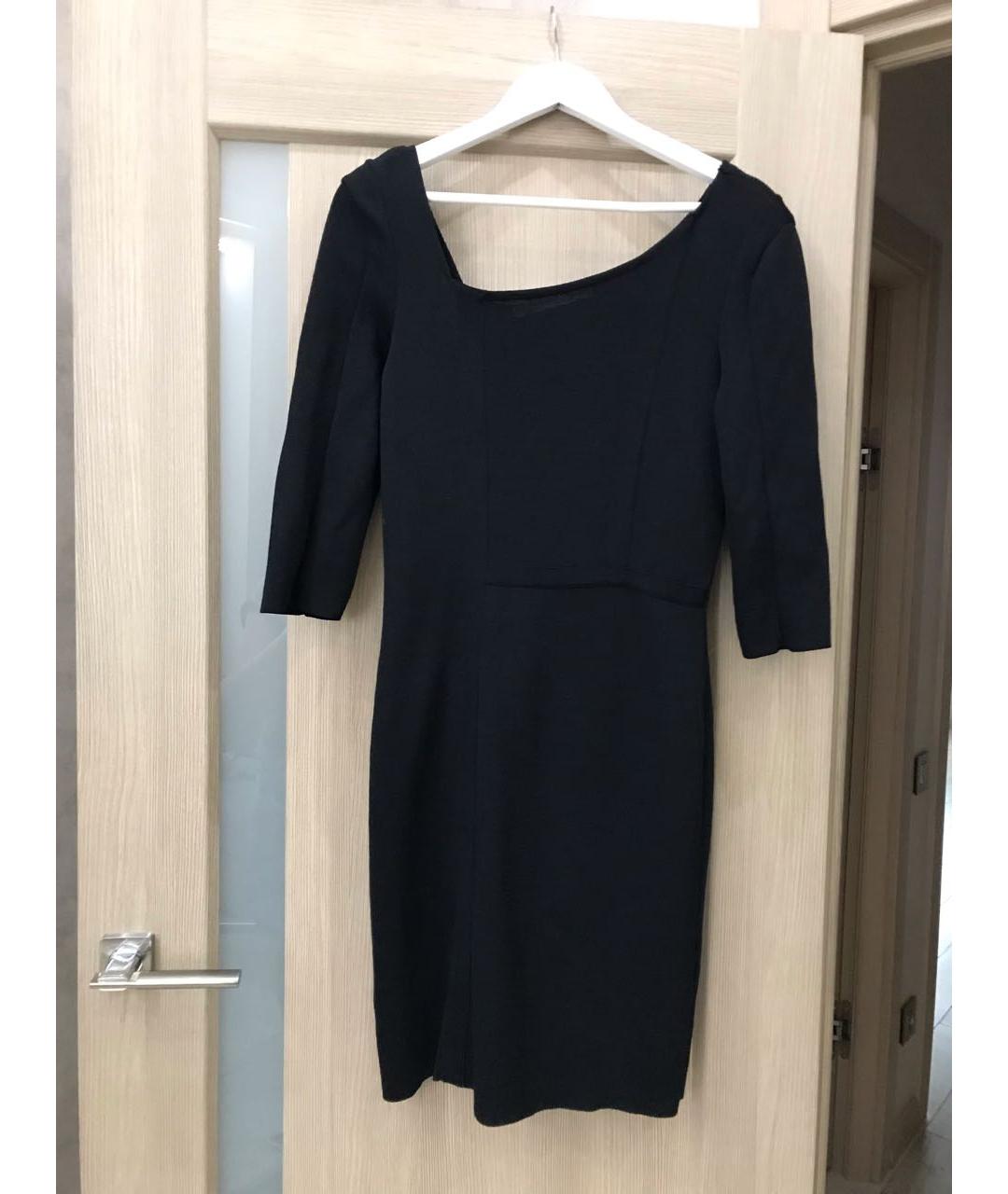 DOROTHEE SCHUMACHER Черное вискозное повседневное платье, фото 7