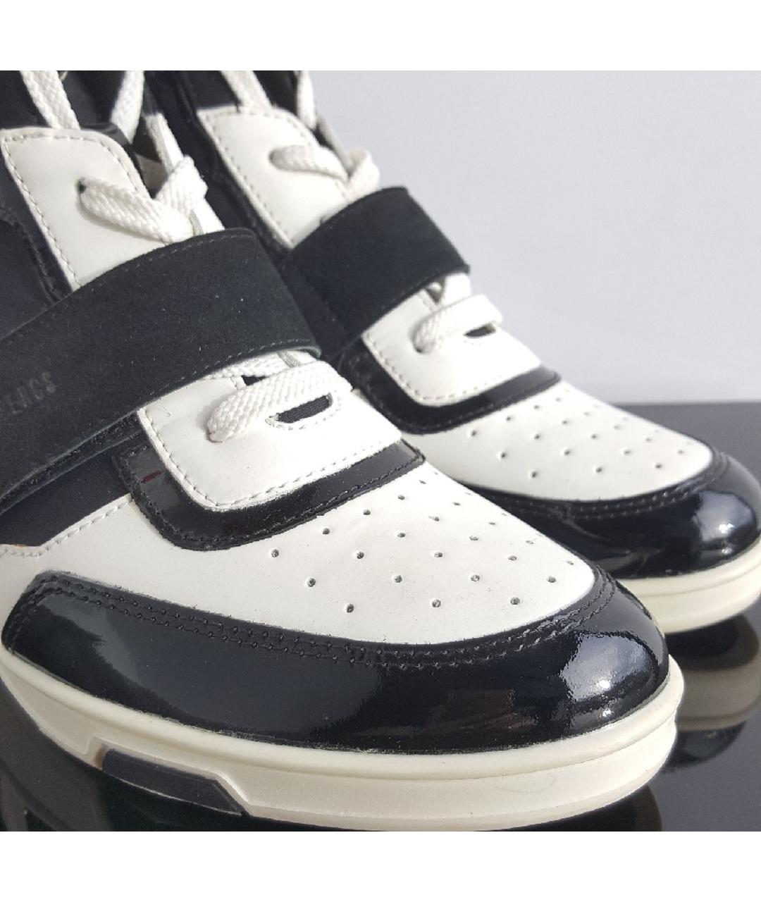 BIKKEMBERGS Черные кожаные кроссовки, фото 5