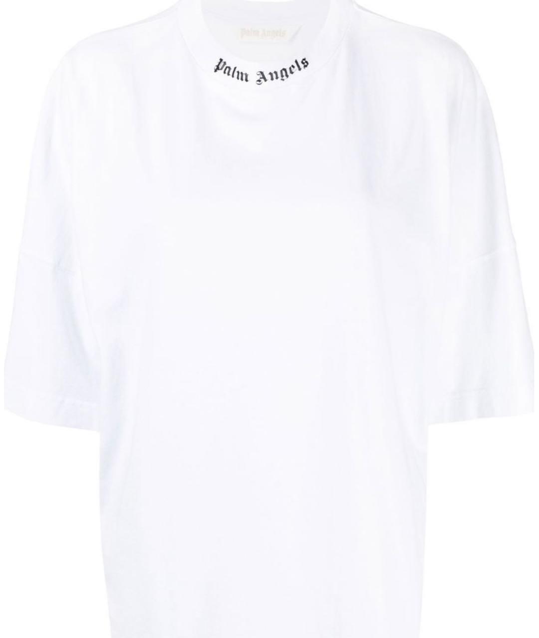 PALM ANGELS Белая хлопковая футболка, фото 1