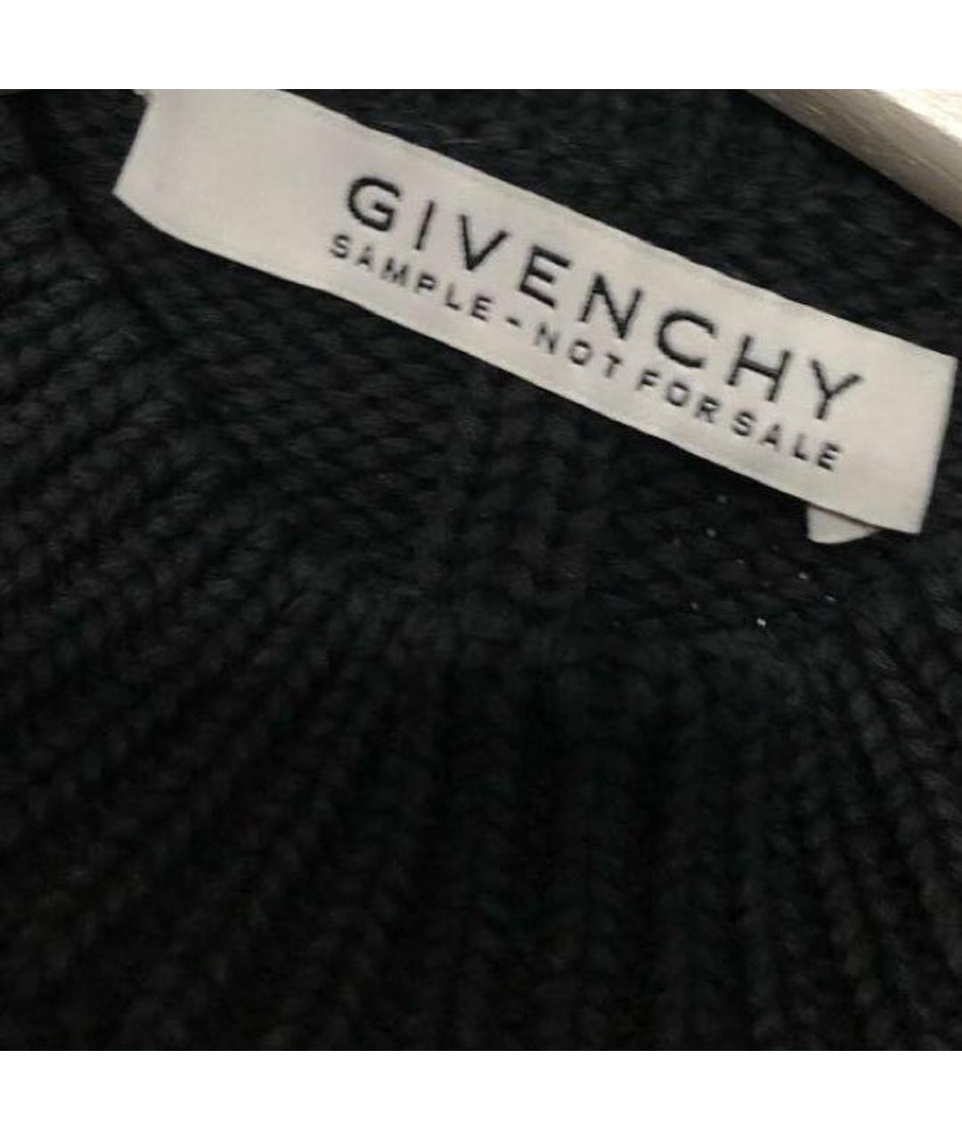 GIVENCHY Черный хлопковый джемпер / свитер, фото 6