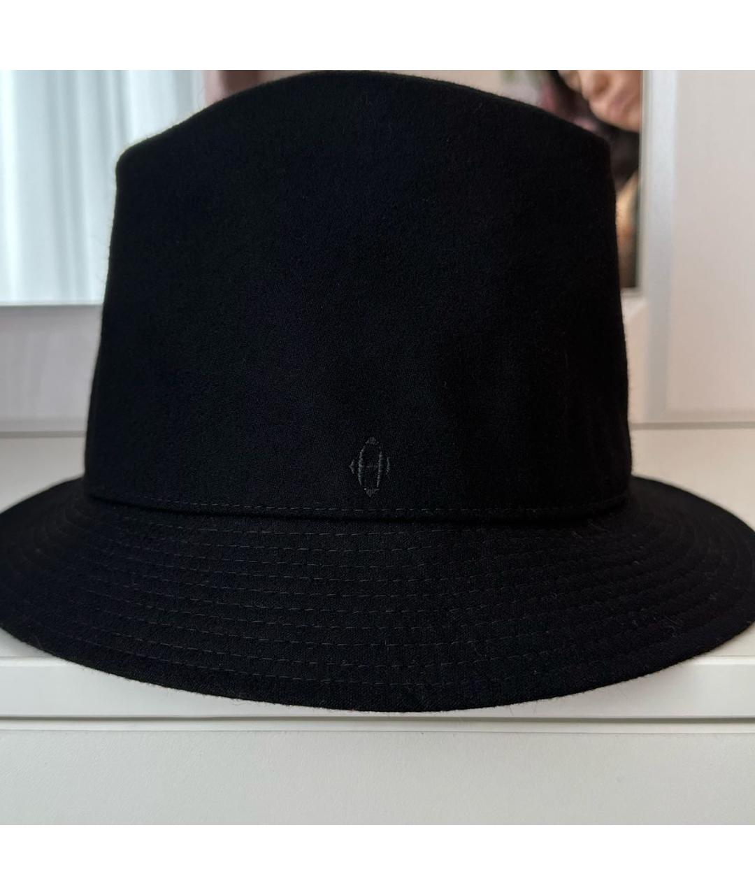 HERMES PRE-OWNED Черная кашемировая шляпа, фото 2