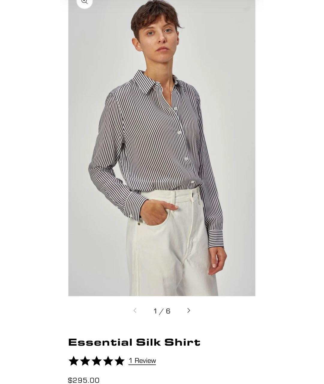 EQUIPMENT Белая шелковая блузы, фото 4
