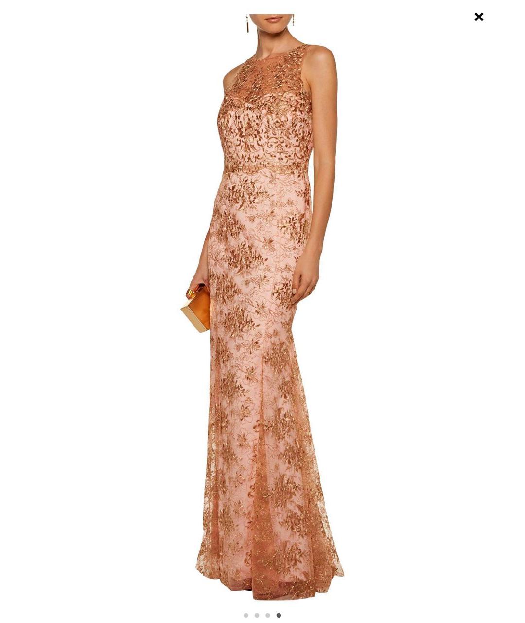 MARCHESA NOTTE Розовое вечернее платье, фото 5