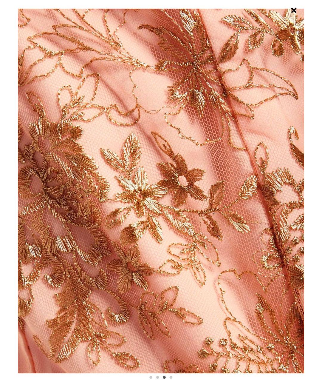 MARCHESA NOTTE Розовое вечернее платье, фото 4
