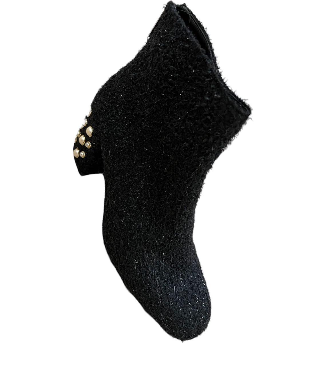 STUART WEITZMAN Черные кожаные ботильоны, фото 3