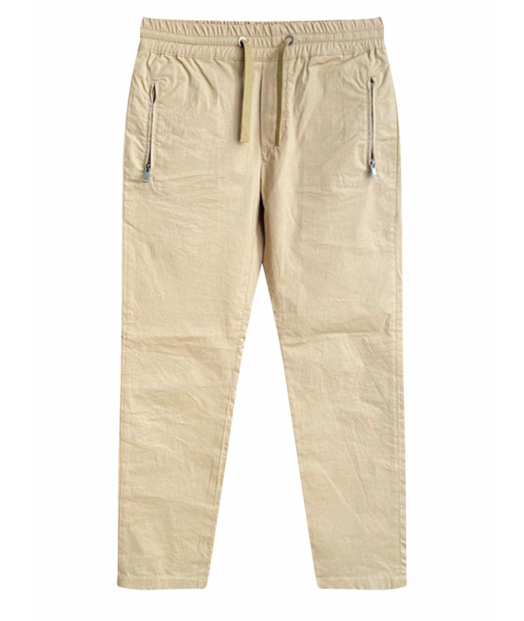 DOLCE & GABBANA KIDS Бежевые хлопковые брюки и шорты, фото 1