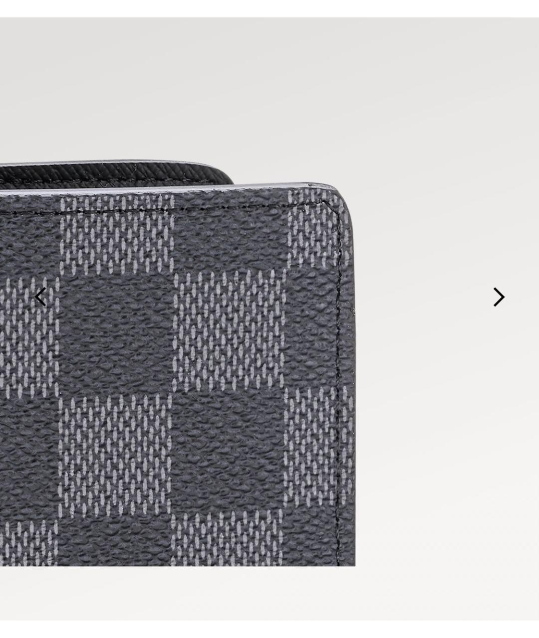 LOUIS VUITTON Серый кошелек, фото 4