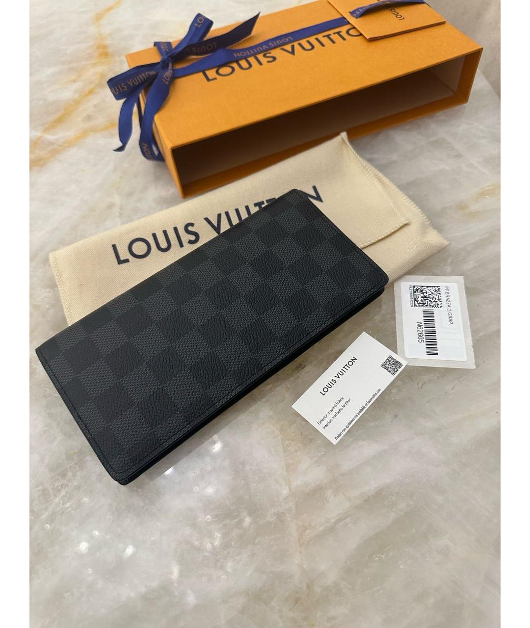 LOUIS VUITTON Серый кошелек, фото 6