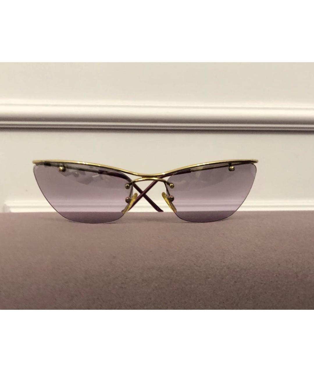 CHRISTIAN DIOR Фиолетовые солнцезащитные очки, фото 8