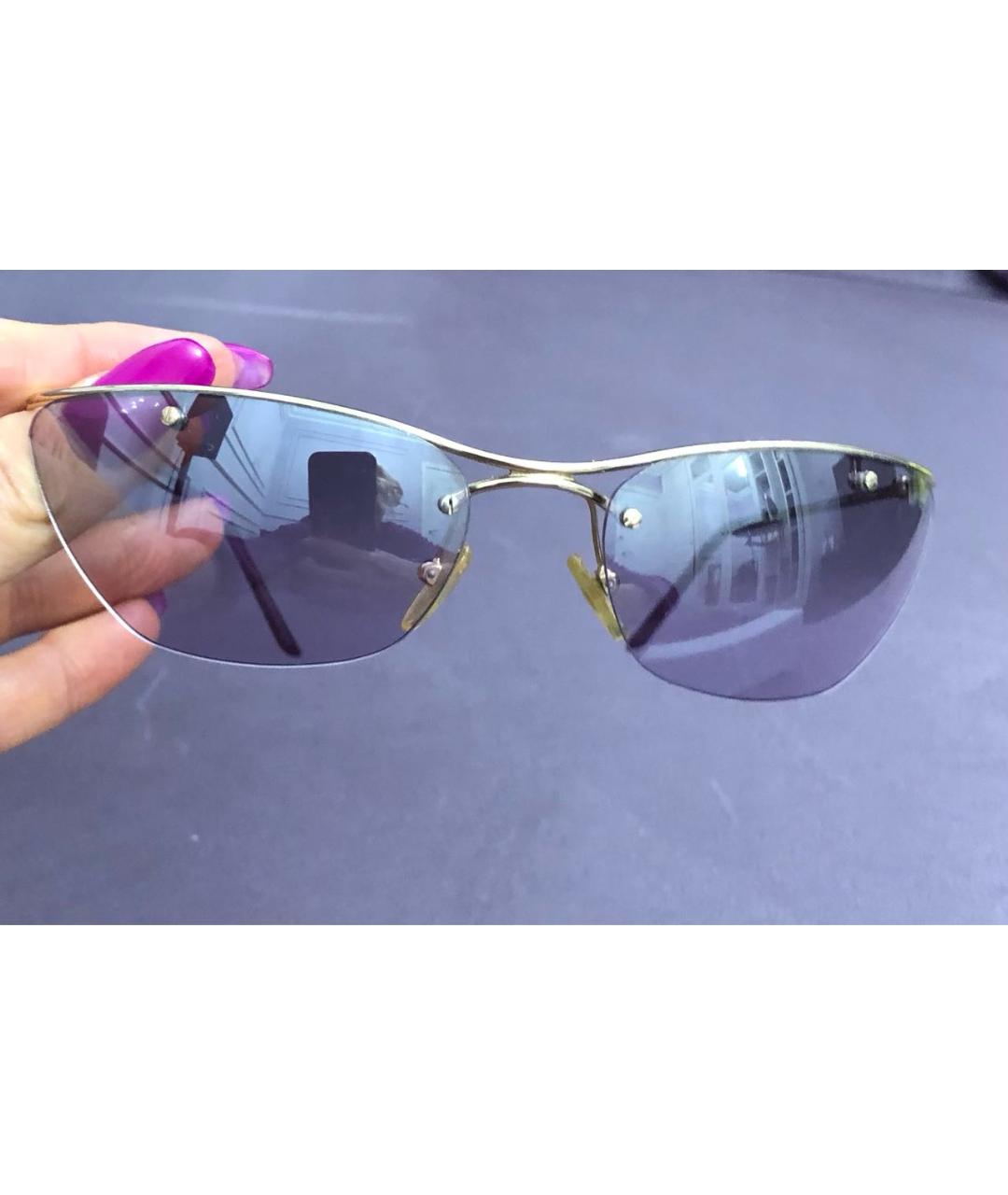CHRISTIAN DIOR Фиолетовые солнцезащитные очки, фото 5