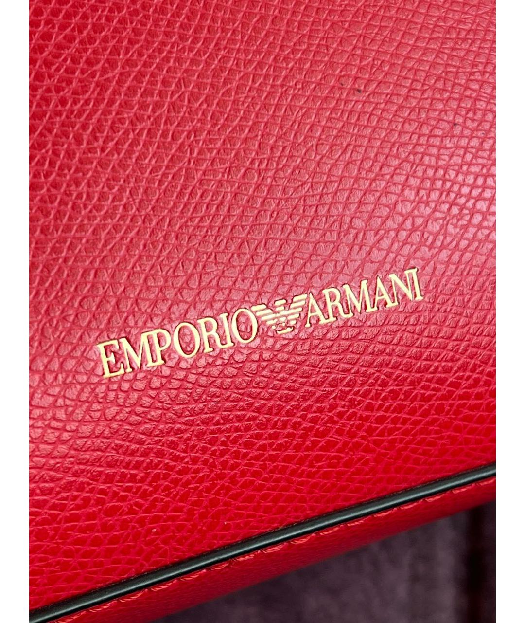 EMPORIO ARMANI Розовый рюкзак из искусственной кожи, фото 5