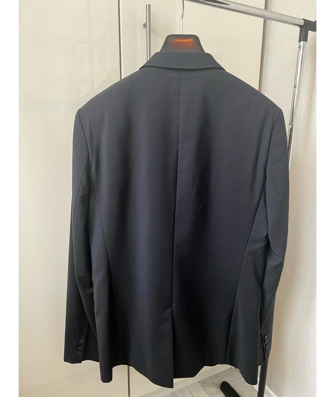 HUGO BOSS Темно-синий шерстяной пиджак, фото 2