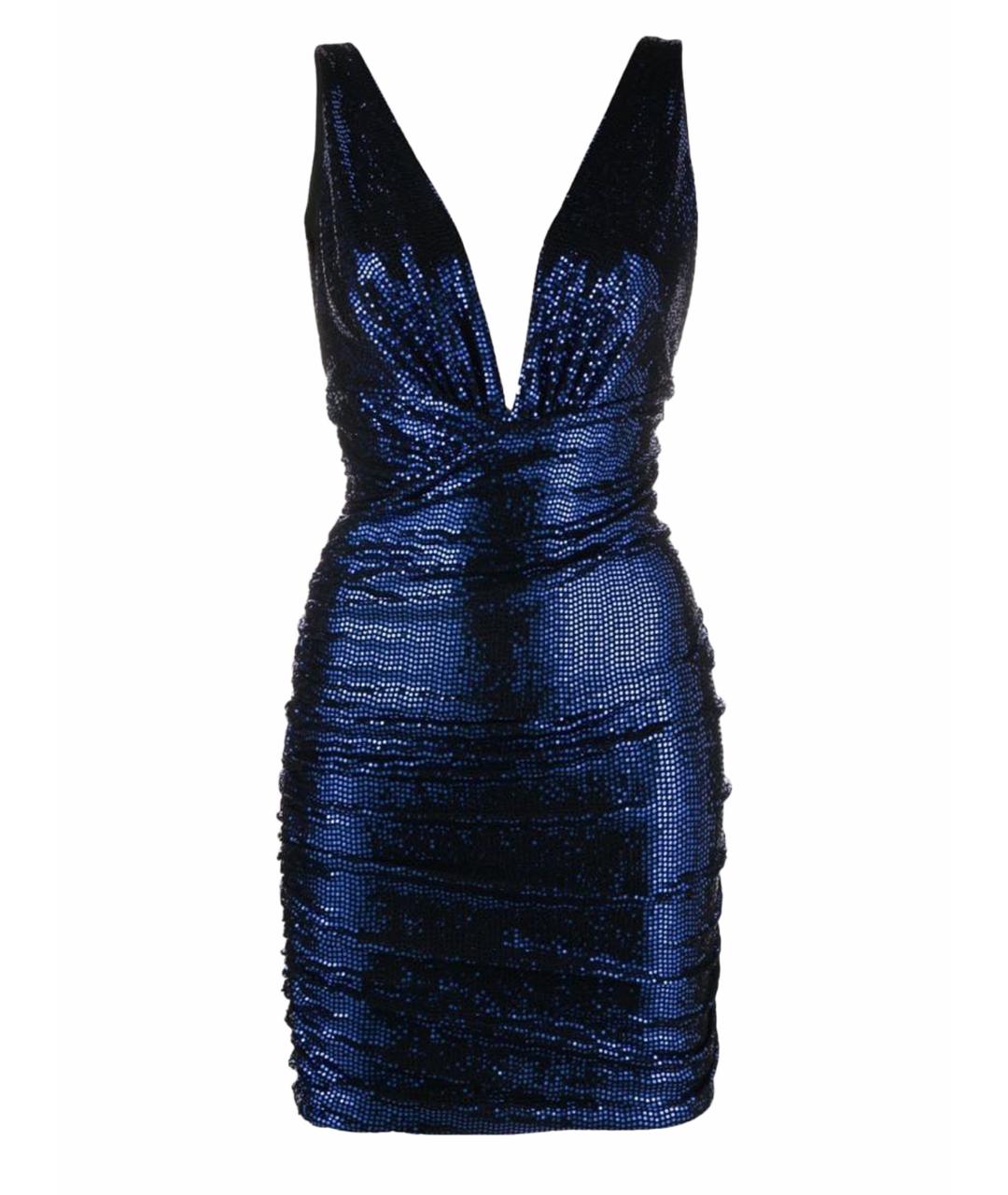 ALEXANDRE VAUTHIER Синее полиэстеровое вечернее платье, фото 1
