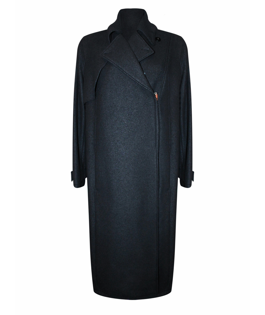 MAISON MARGIELA Антрацитовое шерстяное пальто, фото 1