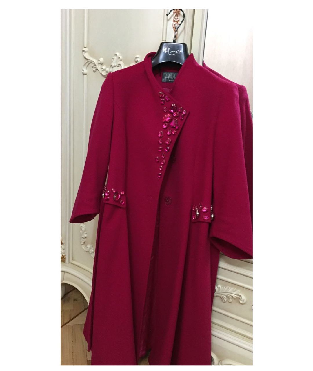 HERESIS Розовое кашемировое пальто, фото 9