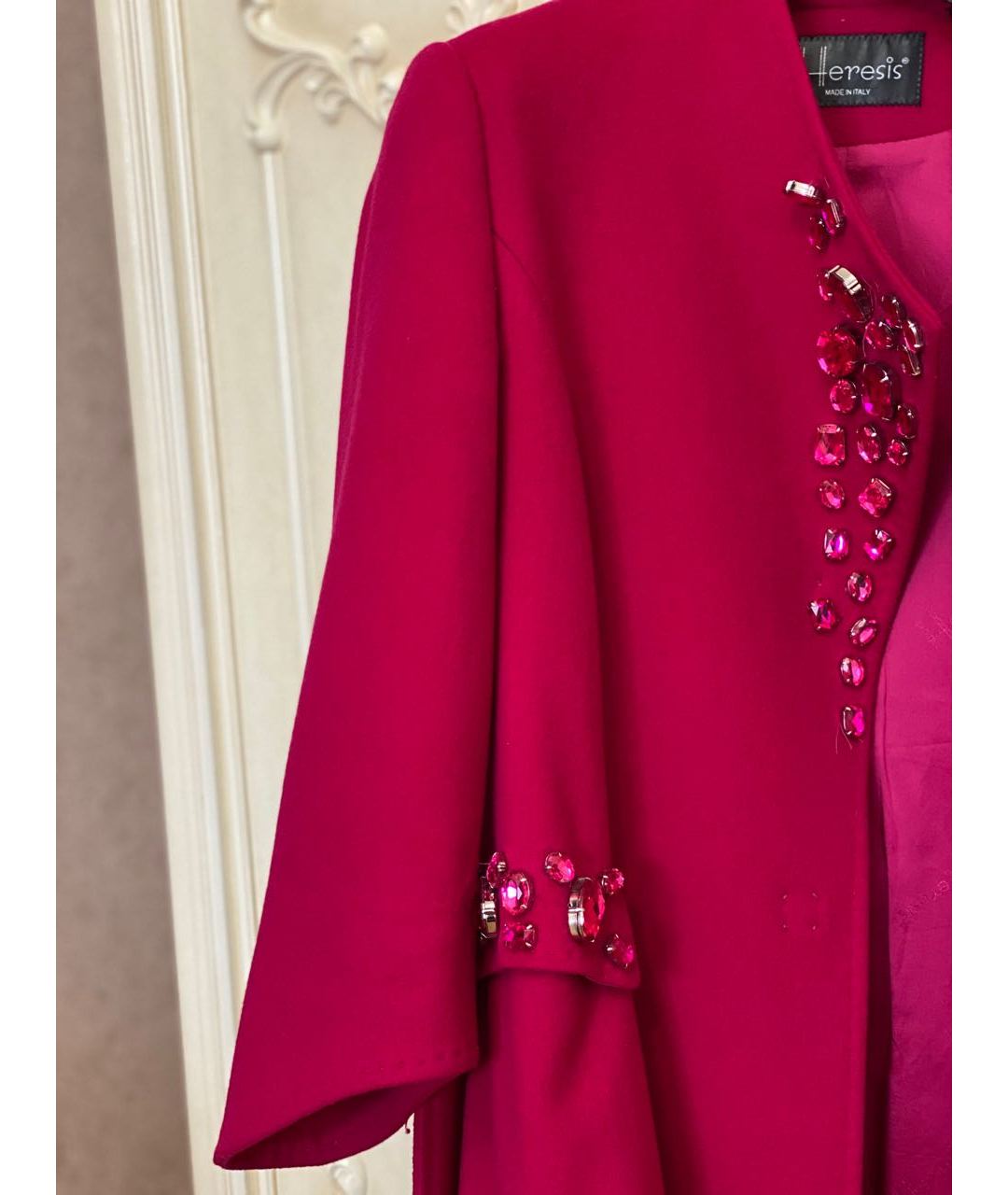 HERESIS Розовое кашемировое пальто, фото 3