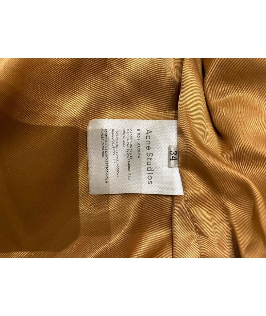 ACNE STUDIOS Хаки куртка, фото 5