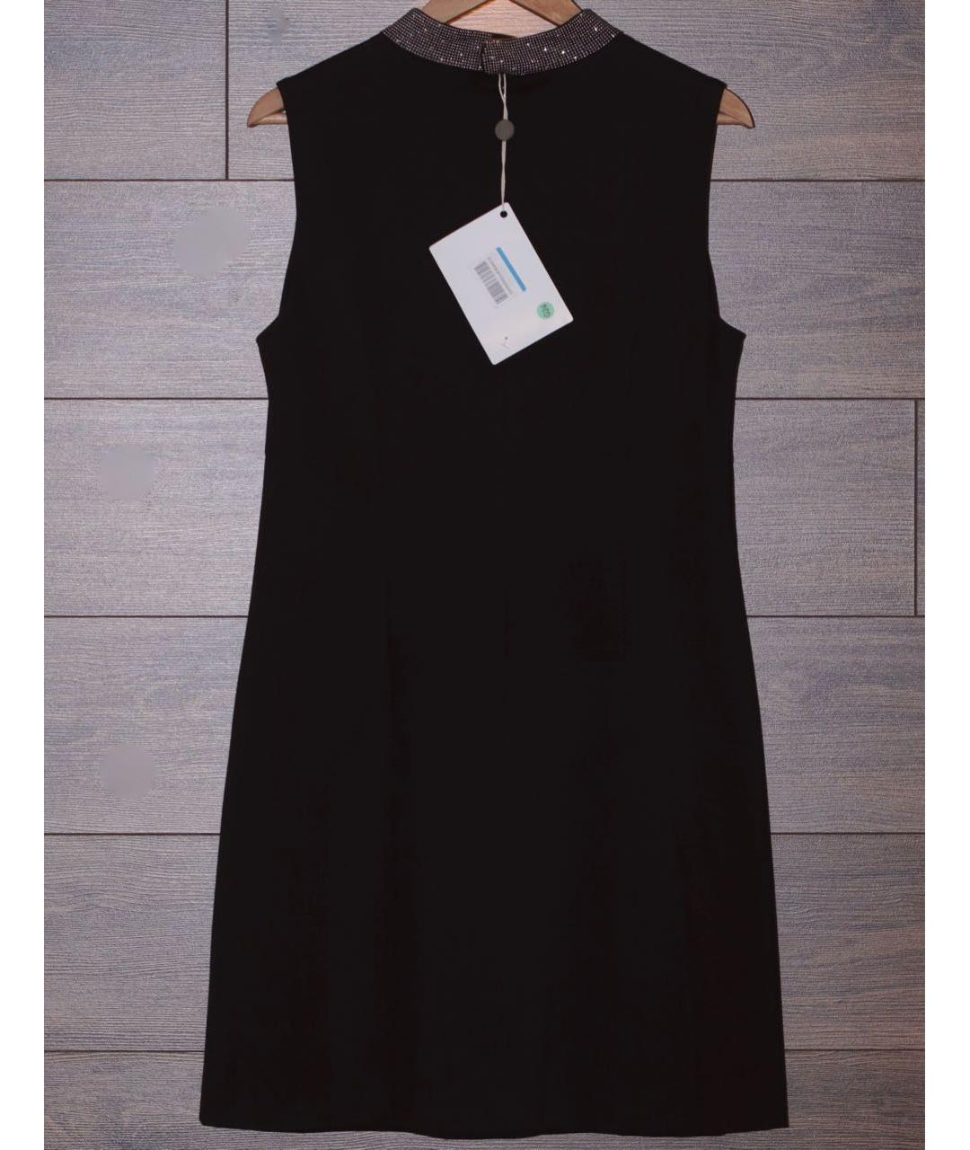 VDP Черное вискозное коктейльное платье, фото 2