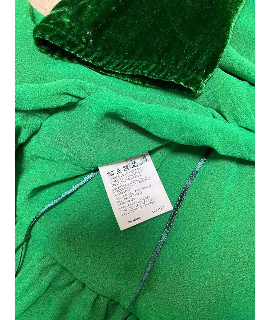 PINKO Зеленые полиэстеровое коктейльное платье, фото 3