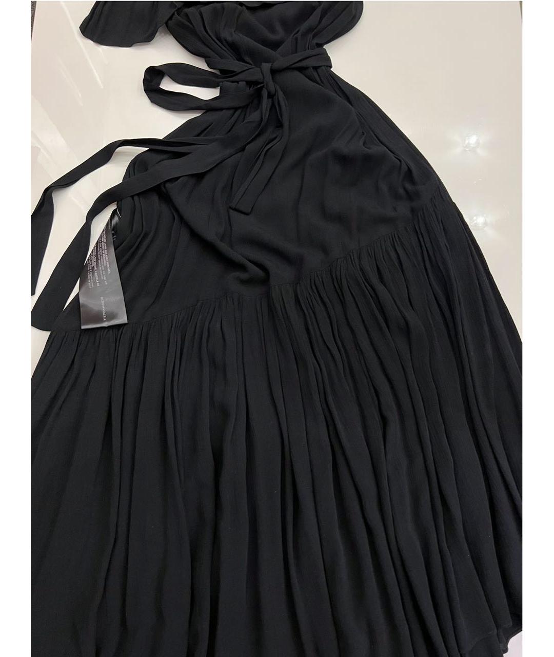 BCBG MAXAZRIA Черное вискозное повседневное платье, фото 2
