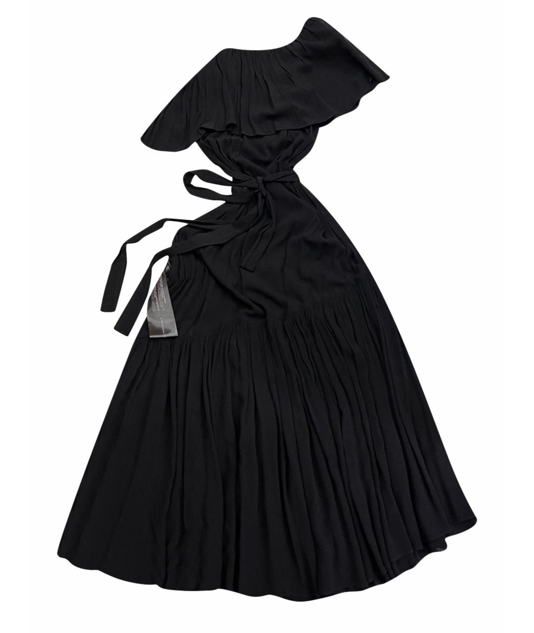 BCBG MAXAZRIA Черное вискозное повседневное платье, фото 1