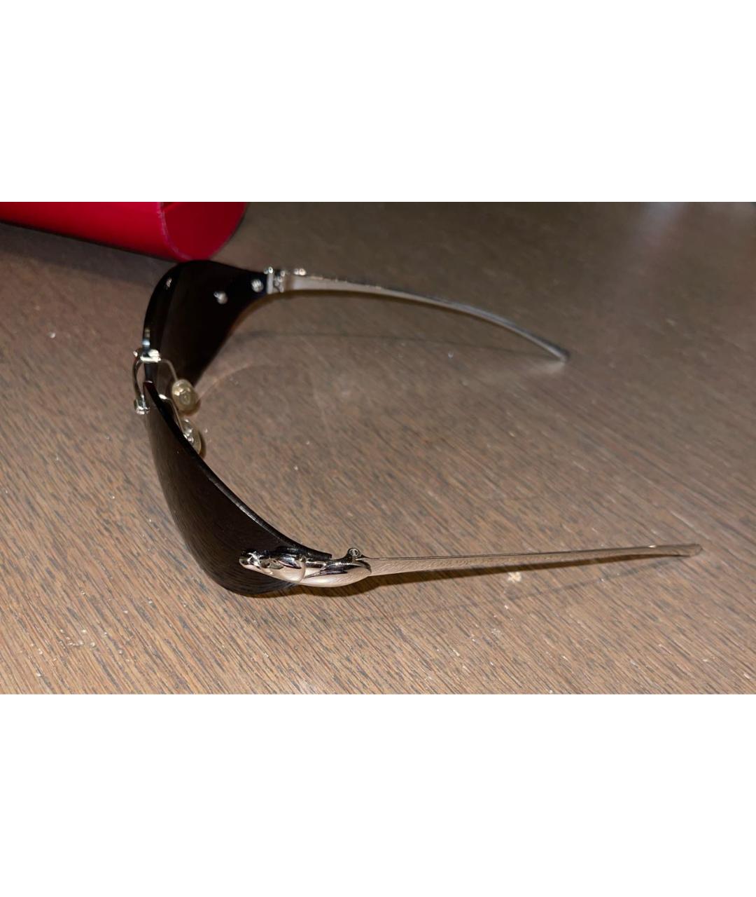 CARTIER Серебряные металлические солнцезащитные очки, фото 3