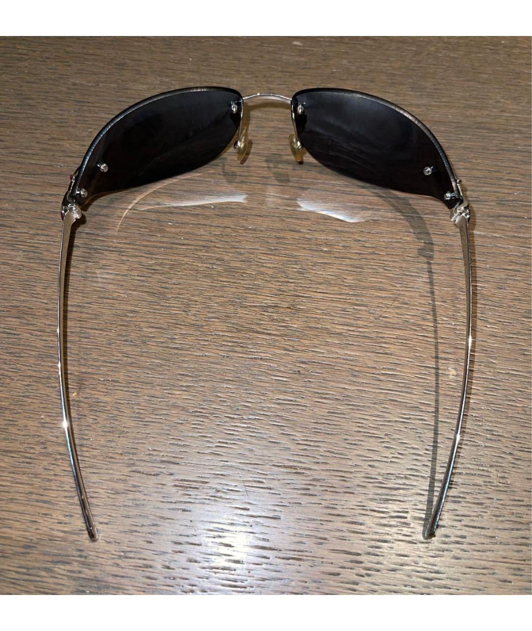 CARTIER Серебряные металлические солнцезащитные очки, фото 4