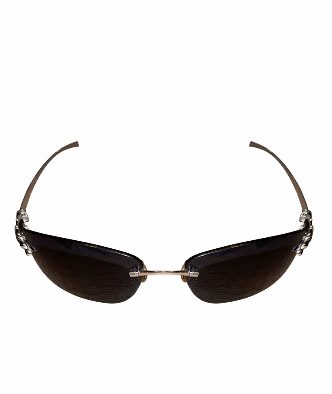 CARTIER Серебряные металлические солнцезащитные очки, фото 1