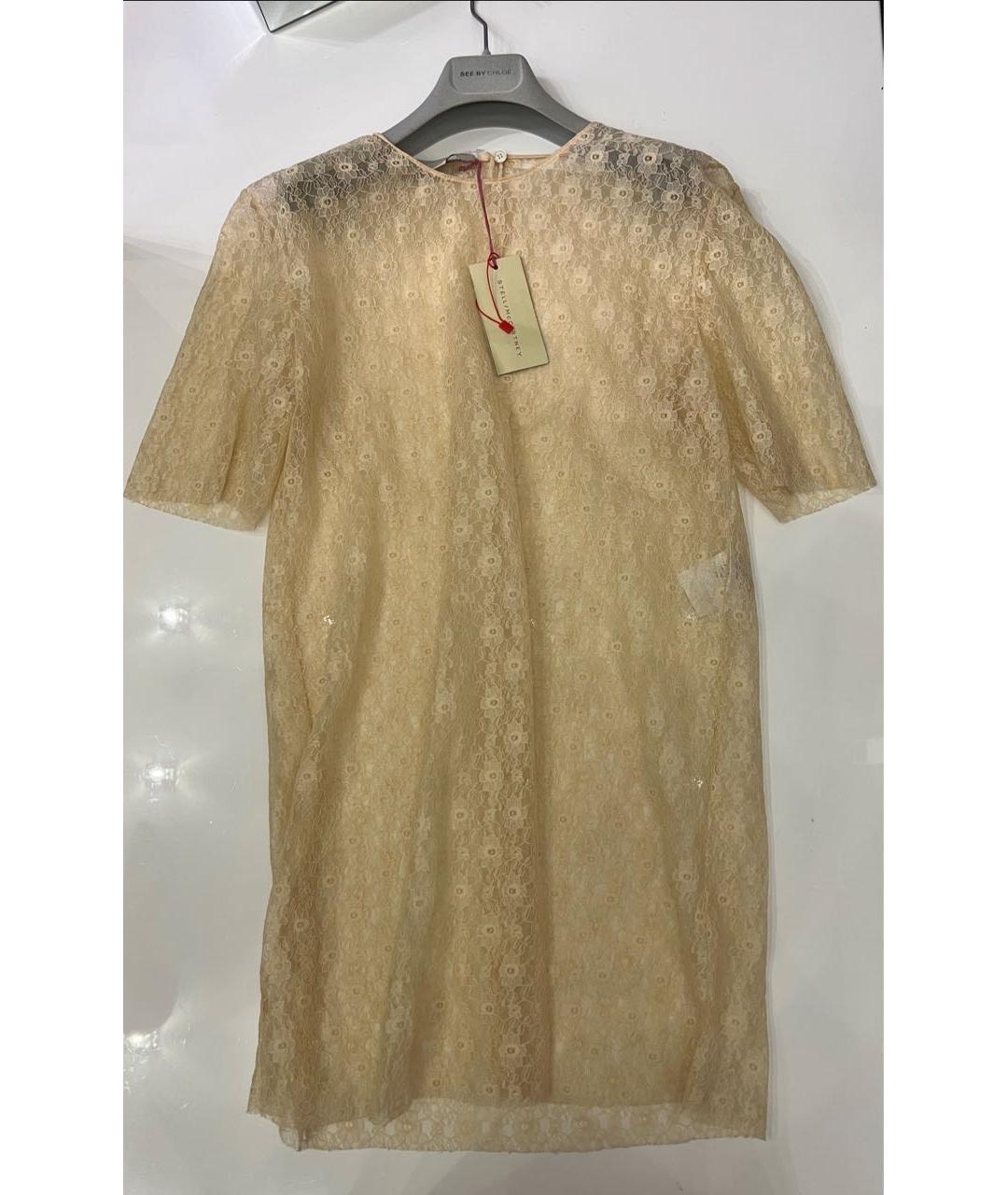 STELLA MCCARTNEY Бежевое платье, фото 6