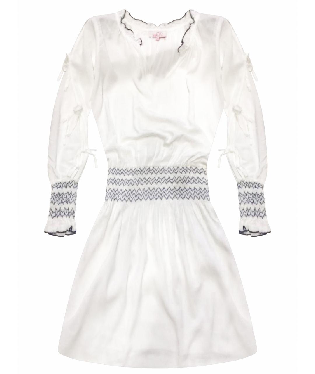 PARKER Белое повседневное платье, фото 1
