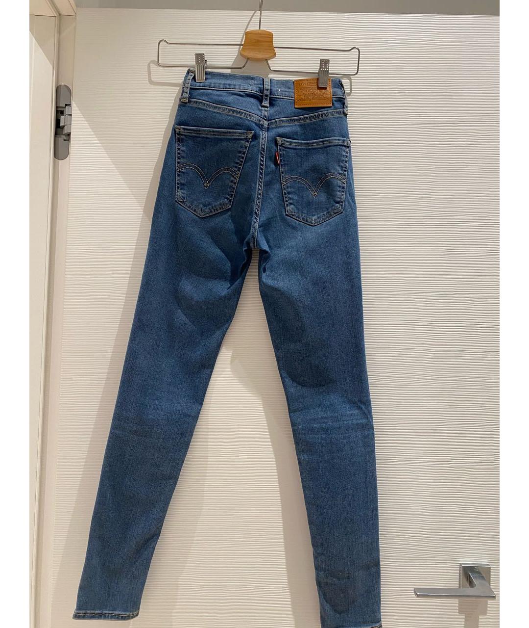 LEVI'S Голубые хлопковые джинсы слим, фото 2