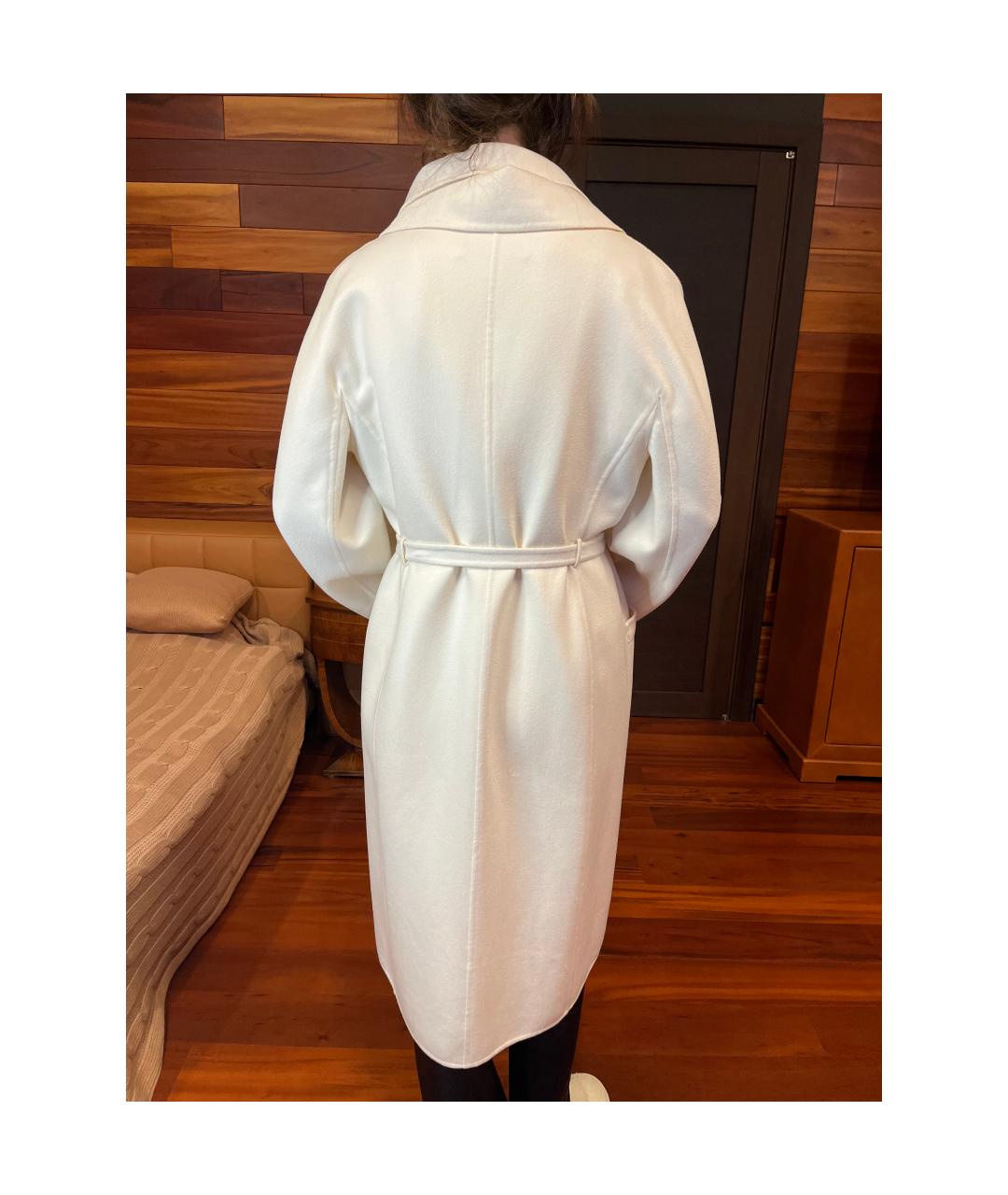 CHRISTIAN DIOR PRE-OWNED Белое шерстяное пальто, фото 2