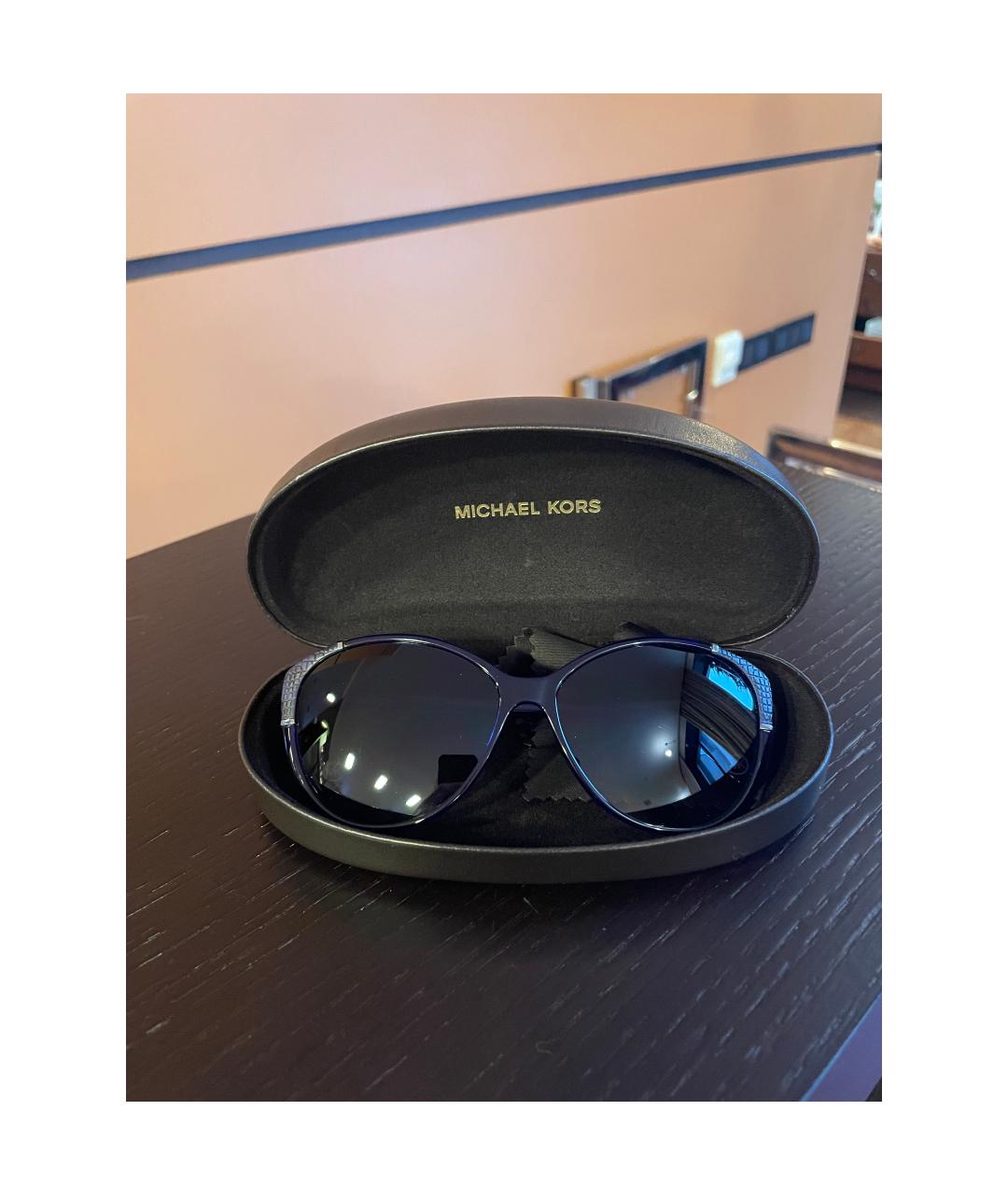 MICHAEL KORS Фиолетовые пластиковые солнцезащитные очки, фото 2