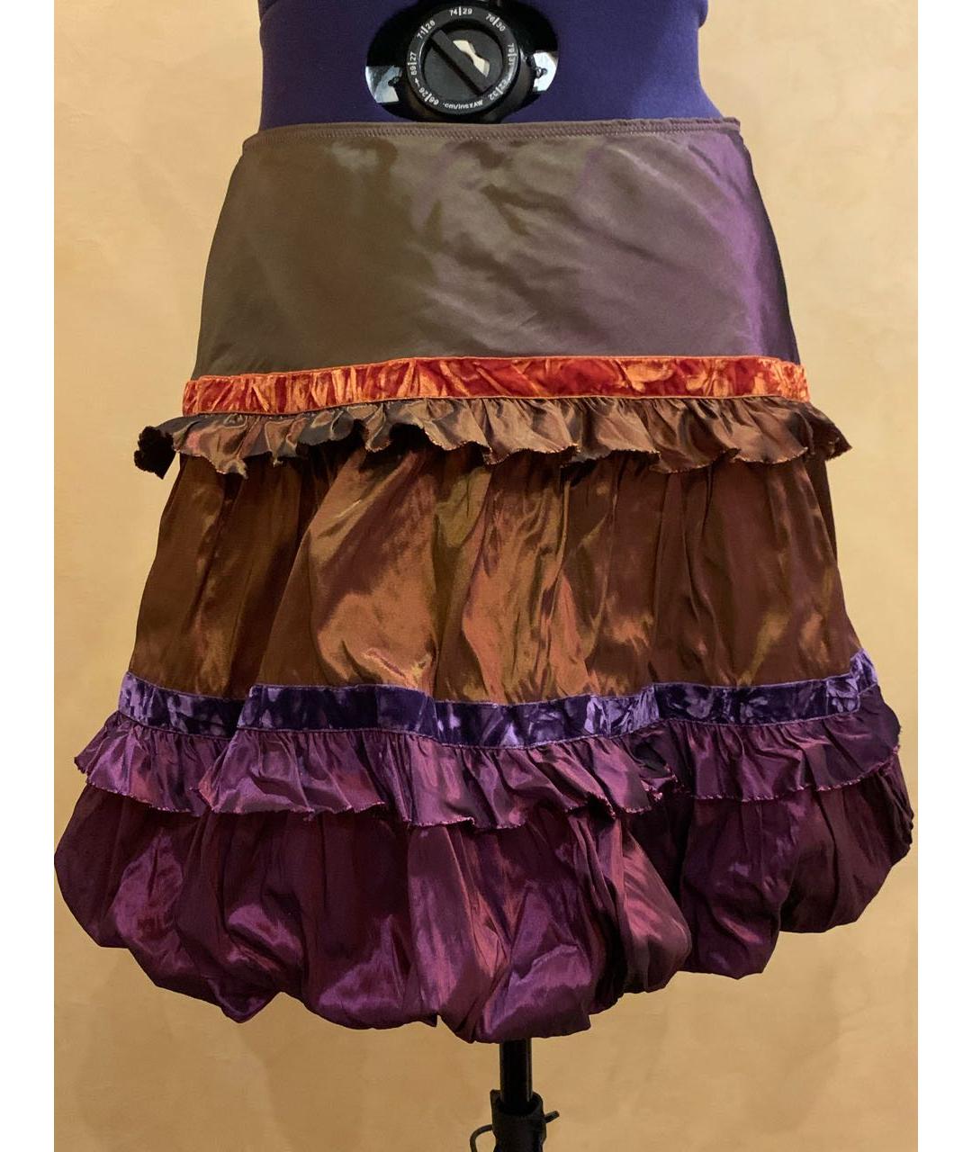 ANNA SUI Мульти юбка миди, фото 9