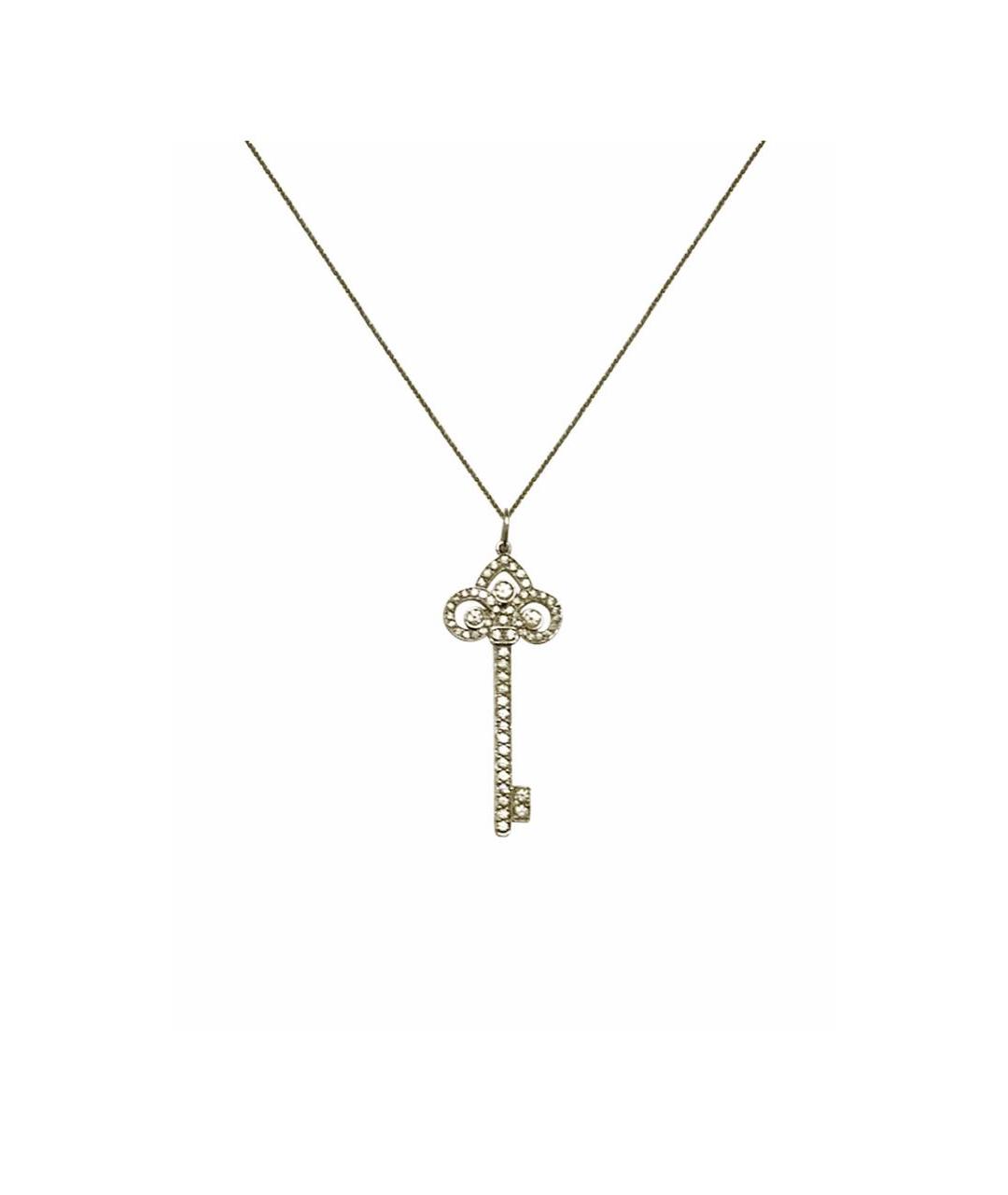 TIFFANY&CO Серебряная платиновая подвеска, фото 1