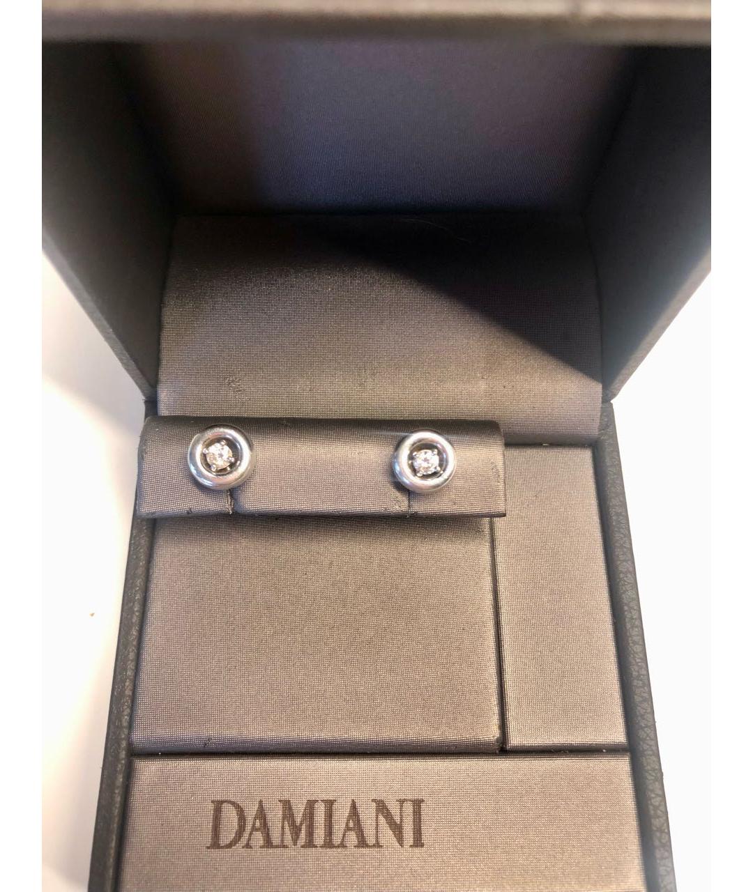 DAMIANI Серебряные серьги из белого золота, фото 8