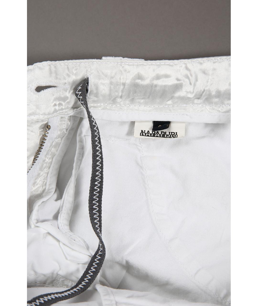 NAPAPIJRI Белые хлопко-эластановые шорты, фото 2