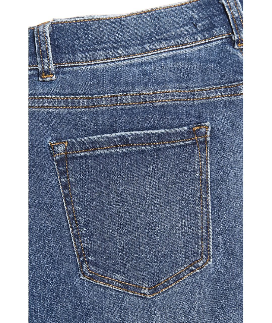 JBRAND Синие хлопковые прямые джинсы, фото 7