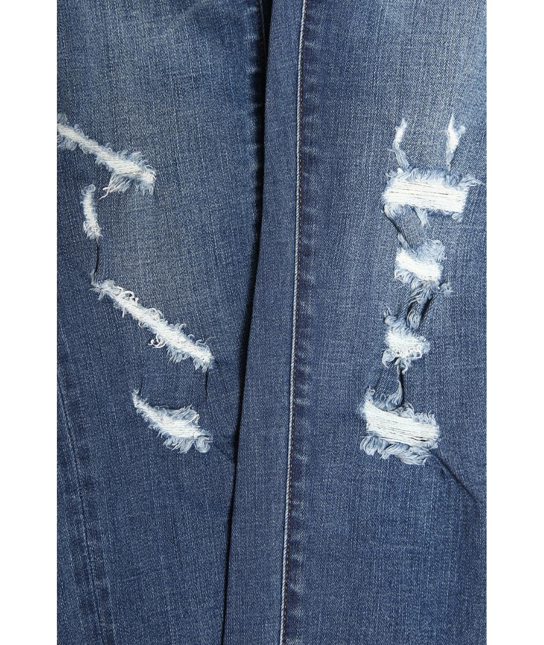 JBRAND Синие хлопковые прямые джинсы, фото 3