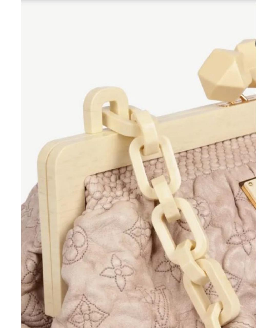 LOUIS VUITTON Кожаная сумка с короткими ручками, фото 7